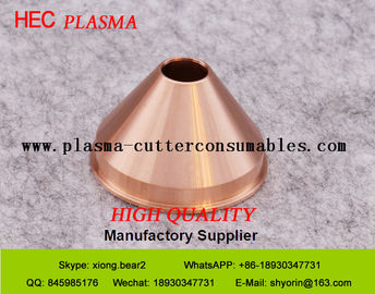 Materiales consumibles del plasma de Esab del casquillo 0558006199 del escudo de la máquina del plasma, materiales consumibles del cortador del plasma