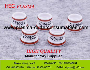 Anillo de plata 279458/279422 del remolino del electrodo para el cuerpo del soplete cortador del plasma del alcohol 400 de Kaliburn