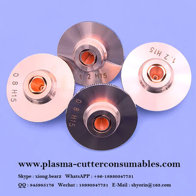 D28 M11 Boquilla de corte por láser de cobre de una o doble capa resistente a la corrosión para cabezal láser WSX Han's Hongshan