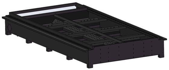 Máquina de corte por láser CNC de trabajo pesado con alta respuesta dinámica, precisión de corte estable y potencia láser de 12000-40000W