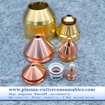 Cabeza de plata del cátodo .11.848.221.300 G002Y de los consumibles del plasma de Kjellberg